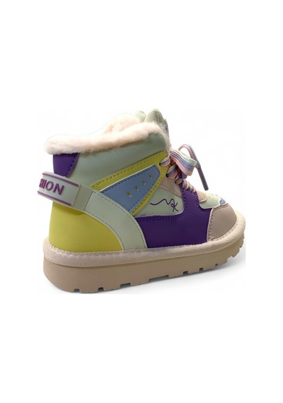 Marco Kids 22753 Kız Çocuk İçi Kürklü Bot Pudra