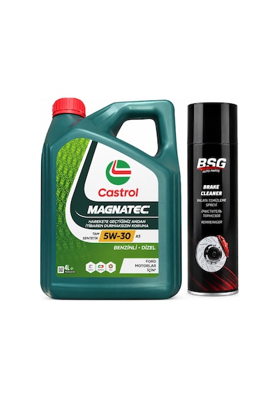 Castrol Motor Yağı Magnatec 5W-30 A5 4 L + Balata Spreyi 500 ML