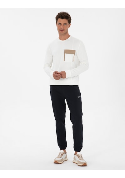Pierre Cardin Ekru Regular Fit Sweatshirt 50315760-vr019
