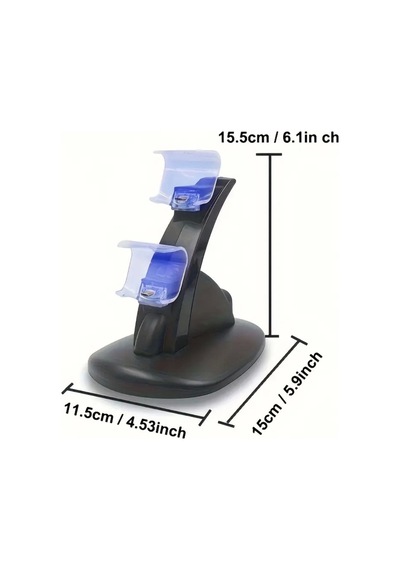 Hepu Tp4-0408b Ps4 Dualshock Kablosuz Oyun Kolu Şarj Standı