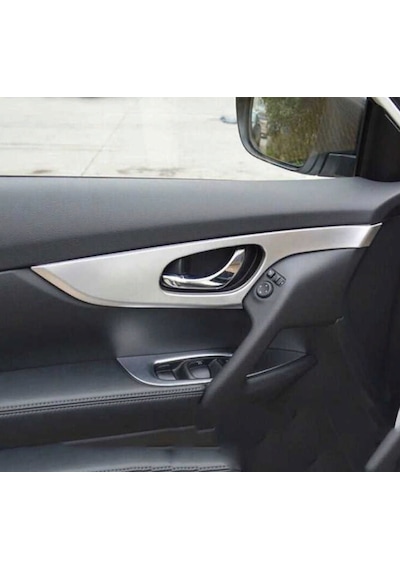Nissan X-Trail 2014-2017 Kapı Kolçak Kaplaması Silver (532787412)