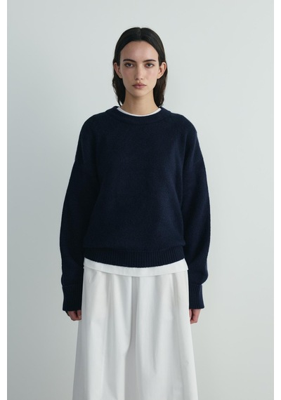 Suud Collection Lacivert Bella Oversize Kazak