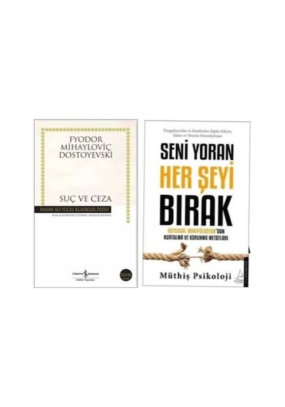 Suc Ve Ceza + Senı Yoran Herseyı Bırak 2lı Set