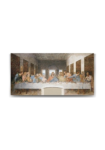 Ayrex Leonardo Da Vinci - Son Akşam Yemeği Tablosu - 80x40cm Diğer