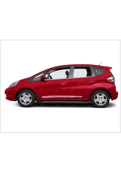 Honda Jazz Krom Cam Çıtası 4 Prç. 2001-2013 P. Çelik Honda Jazz Krom Cam Çıtası 4 Prç. 2001-2013 P. Çelik