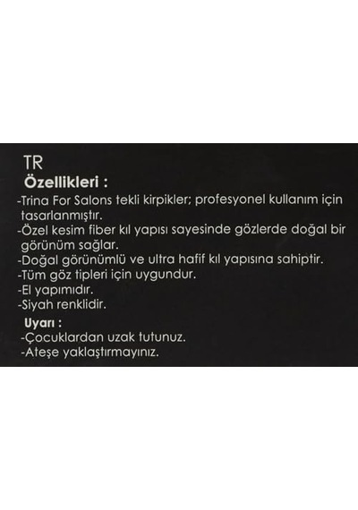 Tekli, Normal- Orta Takma Kirpik 60 Adet