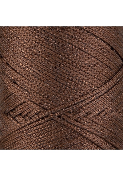 Premium Simli 200 Gr Polyester Makrome Ipi Bakır 2 Mm - 230 M Supla Ip Ve Çanta İpliği
