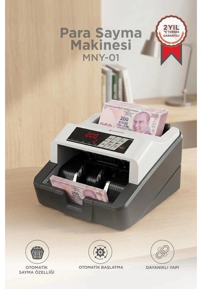 Özel Seri Torima Profesyonel Para Sayma Makinesi Mny01 Gri Cihaz Donanım Sistem