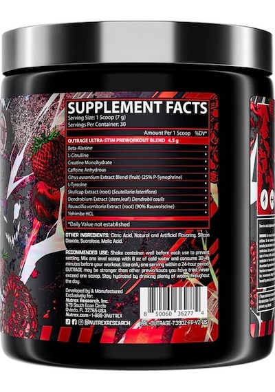 Ultra Stim Pre-workout: Energy, Focus & Power Fruıt Punch 209.64 G.