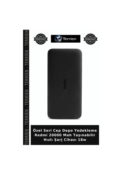 Özel Seri Cep Depo Yedekleme Redmi 20000 Mah Taşınabilir Hızlı Şarj Cihazı 18w Çok Renkli