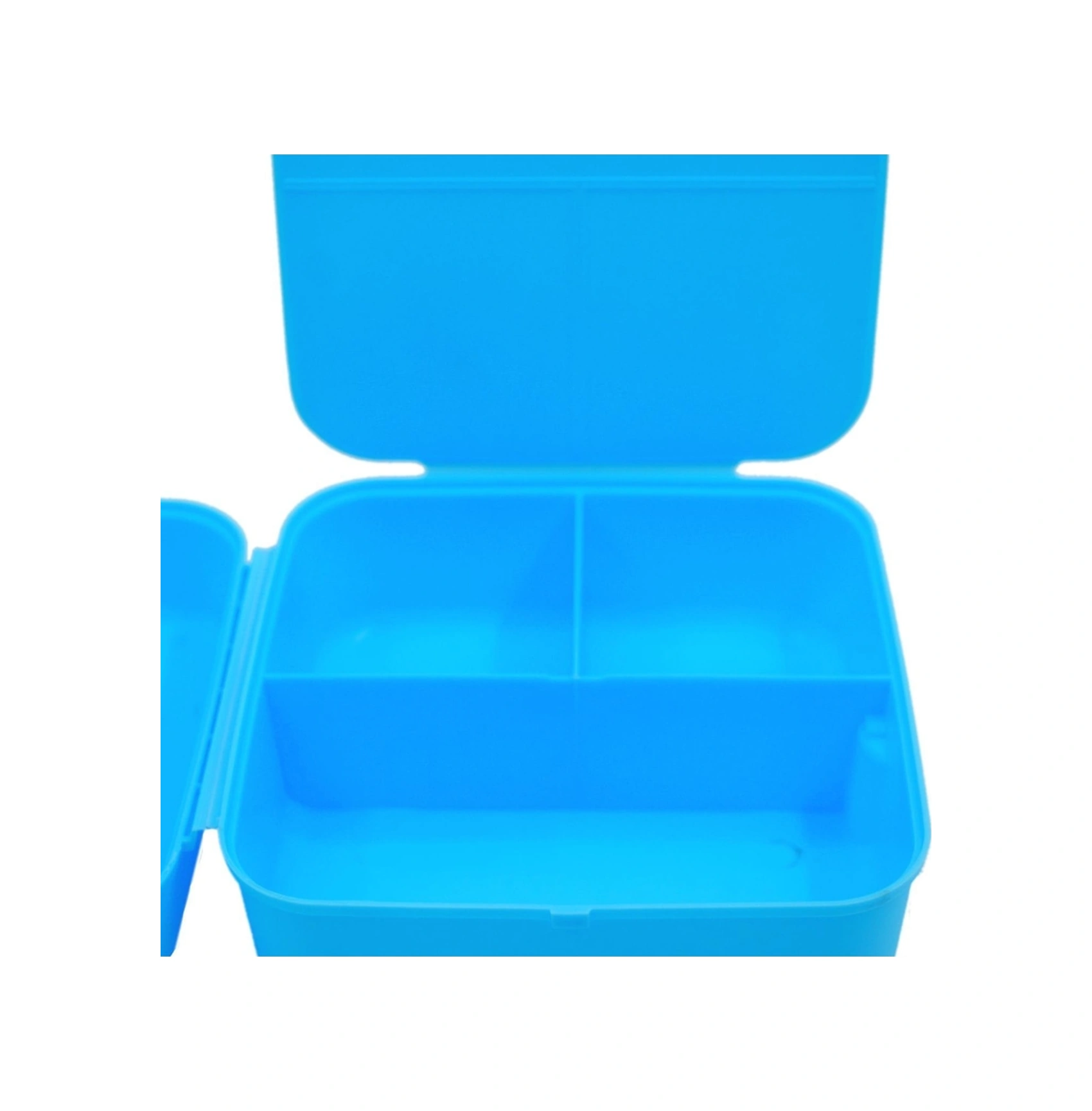 Blue Me Bölmeli Plastik Beslenme Kabı 1 Lt Açık Mavi