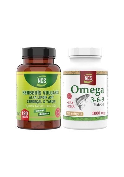 Berberis Vulgaris 120 Tablet Omega 3 6 9 Balık Yağı 200 Kapsül