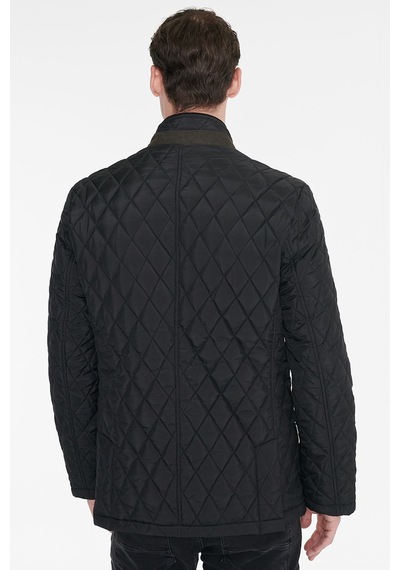 AC&Co / Altınyıldız Classics Erkek Sıyah Standart Fit Normal Kesim Dik Yaka Yan Cepli Overcoat Siyah