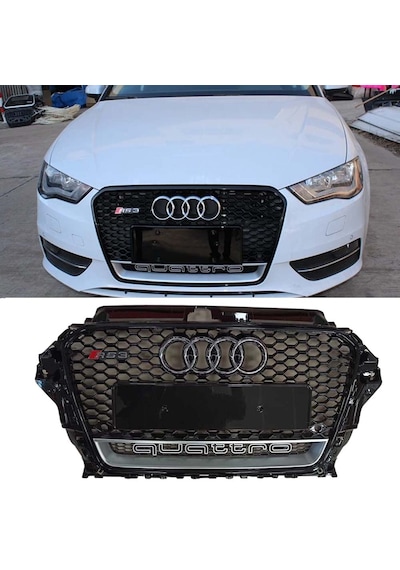 Audi A3 Ön Panjur Izgara Rs3 Quatro Model 2013-2016 Arası