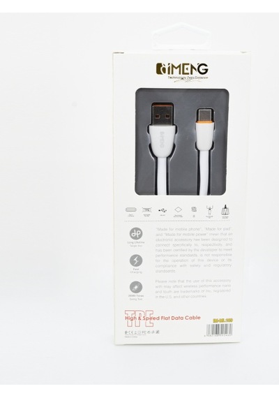 İmeng ML109 3.1 A Usb A To Micro Data Ve Hızlı Şarj Kablosu Beyaz