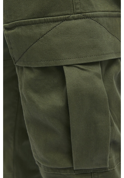 Jack & Jones Erkek Jpstkane Rahat Kalıp Kargo Pantolon 12268261 Haki Haki