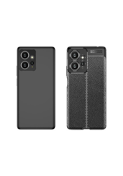 Xiaomi Redmi Note 12 4g Kılıf Deri Görünümlü Silikon Kamera Korumalı Üstün Koruma Cherena Lacivert
