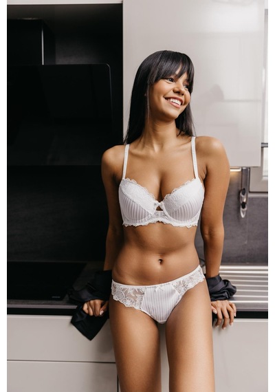Amarelle Paris Ekru Dantelli Slip Külot Ekru