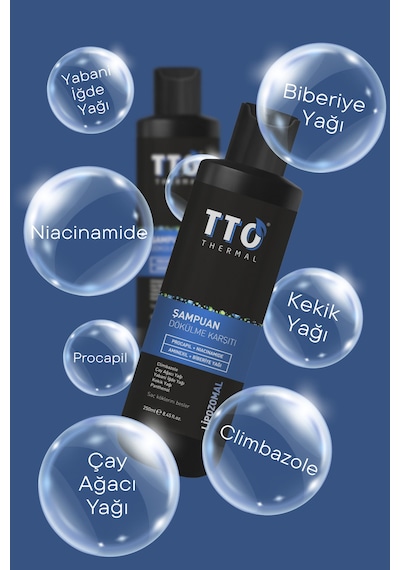 Tto Thermal Dökülme Karşıtı Şampuan 250 Ml – Saç Dökülmesine Karşı Güçlendirici Formül