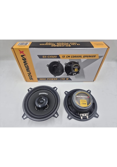 Soundmax 13cm Hoparlör - Soundmax Sx-cx520 Torpido Ve Kapı Hoparlörü - Soundmax 13cm Koaksiyel Hopar