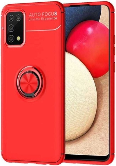 Samsung Uyumlu Galaxy A02s Kılıf Zore Ravel Silikon Kapak Kırmızı