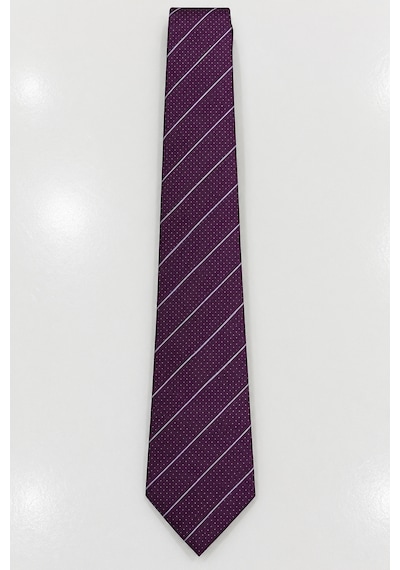 Pierre Cardin Desenli Kravat Mor
