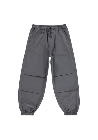 Civil Boys Paçası Lastikli 10-13 Yaş Pantolon - Gri