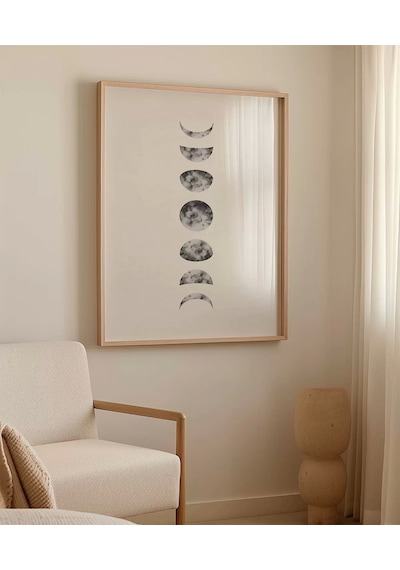 Çerçevesiz Poster Ay Işığının Ritmi