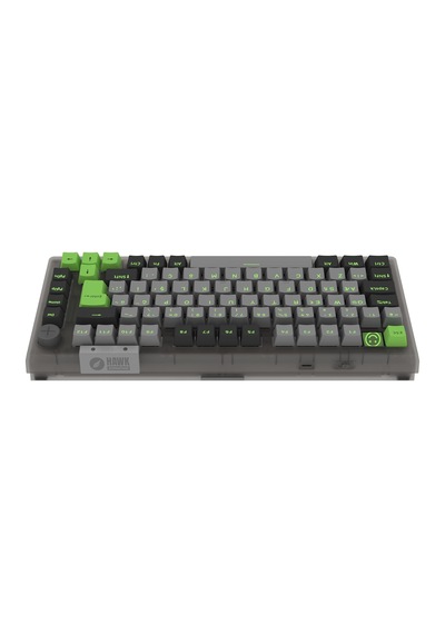 Hk610 Gateron Switch Rgb Lcd Tri-mode Kablosuz/bluetooth %75 Gaming Klavye