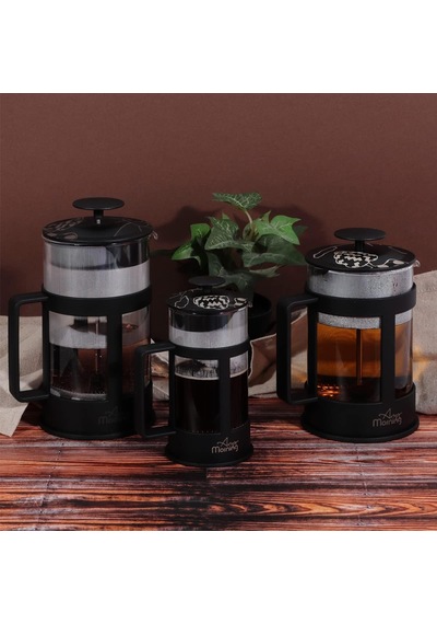 Fy04 Kahve Ve Bitki Çayı İçin French Press, 350 Ml Siyah Diğer