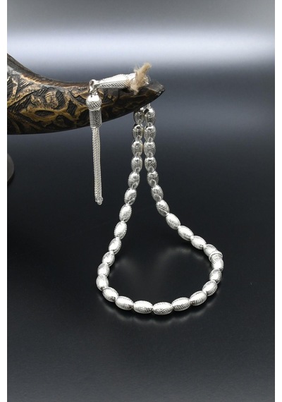Erkek 925 Ayar Tesbih Küçük Boy -18 Gr- 901356 Gümüş
