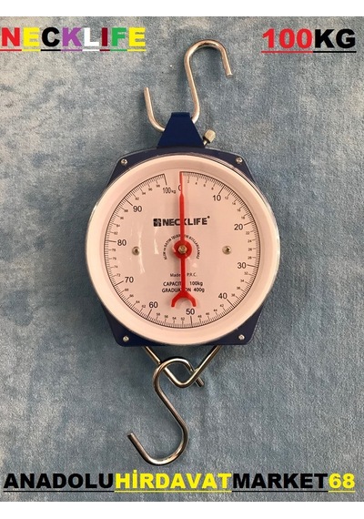 Necklife El Kantarı 100 Kg İbreli Terazi Metal Gövdeli