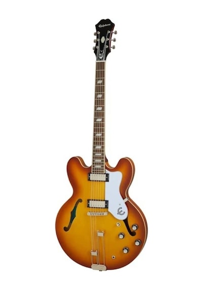 Epiphone Riviera Frequensator Tailpiece Elektro Gitar (Royal Tan)
