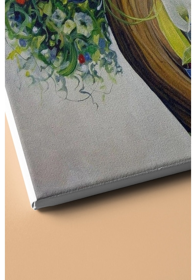 Webstyle Sayılarla Boyama Seti Çerçeveli Kasnaklı Doğa Ana 2 60x75 Cm