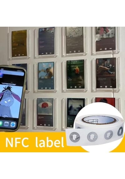 Ayrex Rasunkae Nfc Çıkartmaları Ntag213 Etiketleri 13.56mhz 144 Bayt Bellek Rfıd Etiketi Boş Yeniden Yazılabilir Et 1