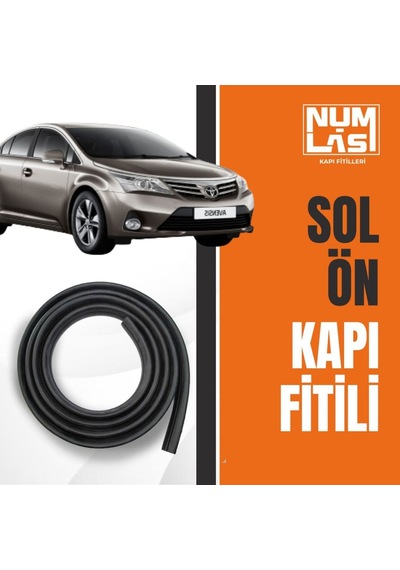 Toyota Avensis 2010-2014 Sol Ön Kapı Fitili-a Kalite-numlas-nm5636