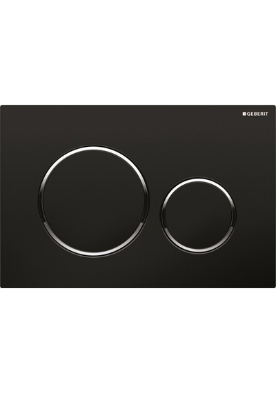 Geberit Sigma20 115.882.km.1 Kumanda Kapağı.çift Basmalı.siyah/pa Siyah