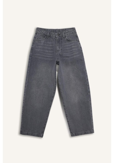 Defacto Barrel Fit Düz Paça Jean Pantolon Erkek Çocuk G6199A826SP