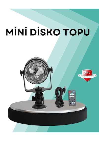 Hubrendy Tekno Uzaktan Kumandalı Rgb Disko Projektör Işığı AÇIK GRİ KAHVE KARIŞIMI