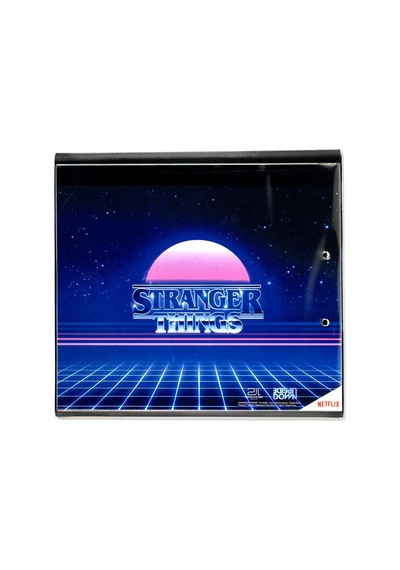 Trapper Keeper Binder, Stranger Things, 1 İnç Bağlayıcı 2 Klasör Ve Ekstra Cep İçerir, Neon 261138g-25