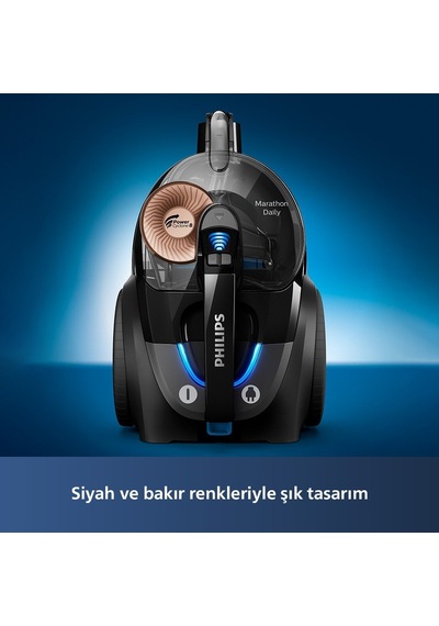 Philips 7000 Serisi Marathon Daily Torbasız Elektrikli Süpürge, 750w, Powercyclone 8, Alerji Kilit Sistemi, Carpetclean Diğer Philips 7000 Serisi Marathon Daily Torbasız Elektrikli Süpürge, 750w, Powercyclone 8, Alerji Kilit Sistemi, Carpetclean Diğer