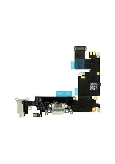 İphone 6 Plus Şarj Soketi Kulaklık Mikrofon Film Bordu Beyaz