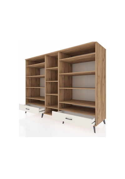 Kronos Dolap 14 Raflı 2 Çekmeceli 220x59x163 Çam-çam/aytaşı Atlas Çam/aytası - Atlas Çam Kronos Dolap 14 Raflı 2 Çekmeceli 220x59x163 Çam-çam/aytaşı Atlas Çam/aytası - Atlas Çam