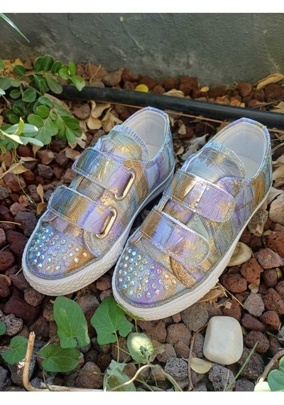 Scarpe Magiche Lila Pile Kız Çocuk Ayakkabısı Işıklı 31-35 Numara Arası Işıksızdır Çok Renkli