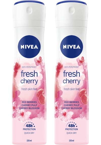 Anti-perspirant Fresh Cherry Kadın Deodorant 2 X 150 Ml