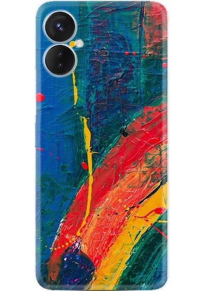Tecno Camon 19 Neo Kilif Silikon Desen Ressam Sulu Boya 1600 566403554