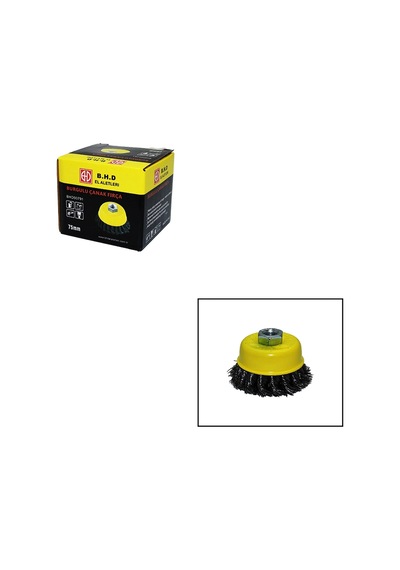 75mm Burgulu Çanak Fırça 5545