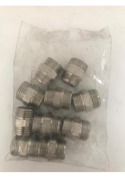 Kalde Pirinç Nipel 1/2" (1 Paket 10 Adet)