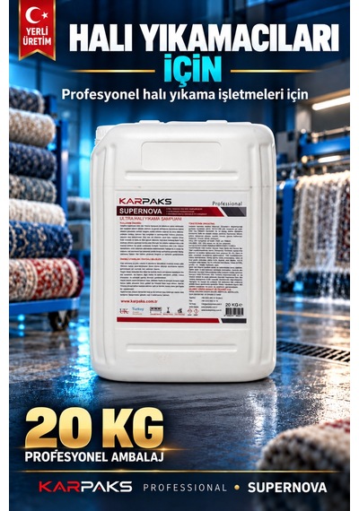Supernova Halı Yıkama Şampuanı 20kg Tekli