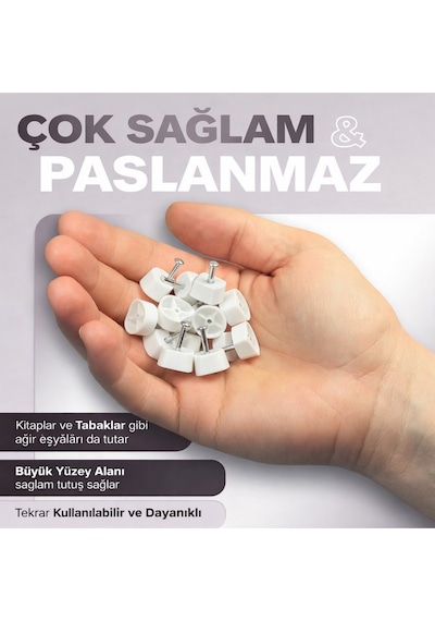 Çivili Raf Pimi Beyaz 25 Adet Dolap Ve Raf Sabitleme Pimi Dayanıklı Plastik Raf Destek Aparatı Beyaz